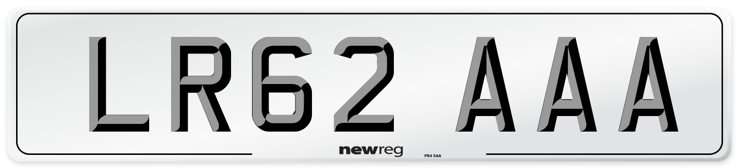 LR62 AAA Number Plate from New Reg